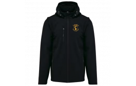 Veste Softshell 3 couches à capuche avec manches amovibles - Femme